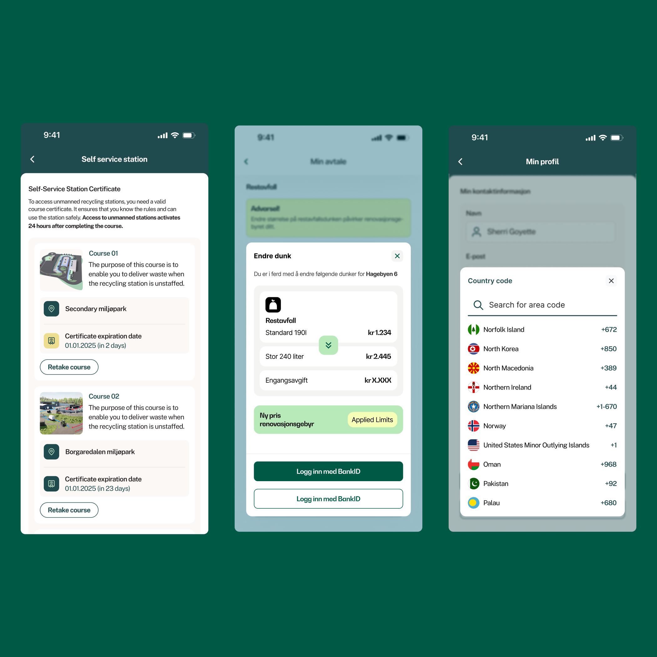 Municipality app examples