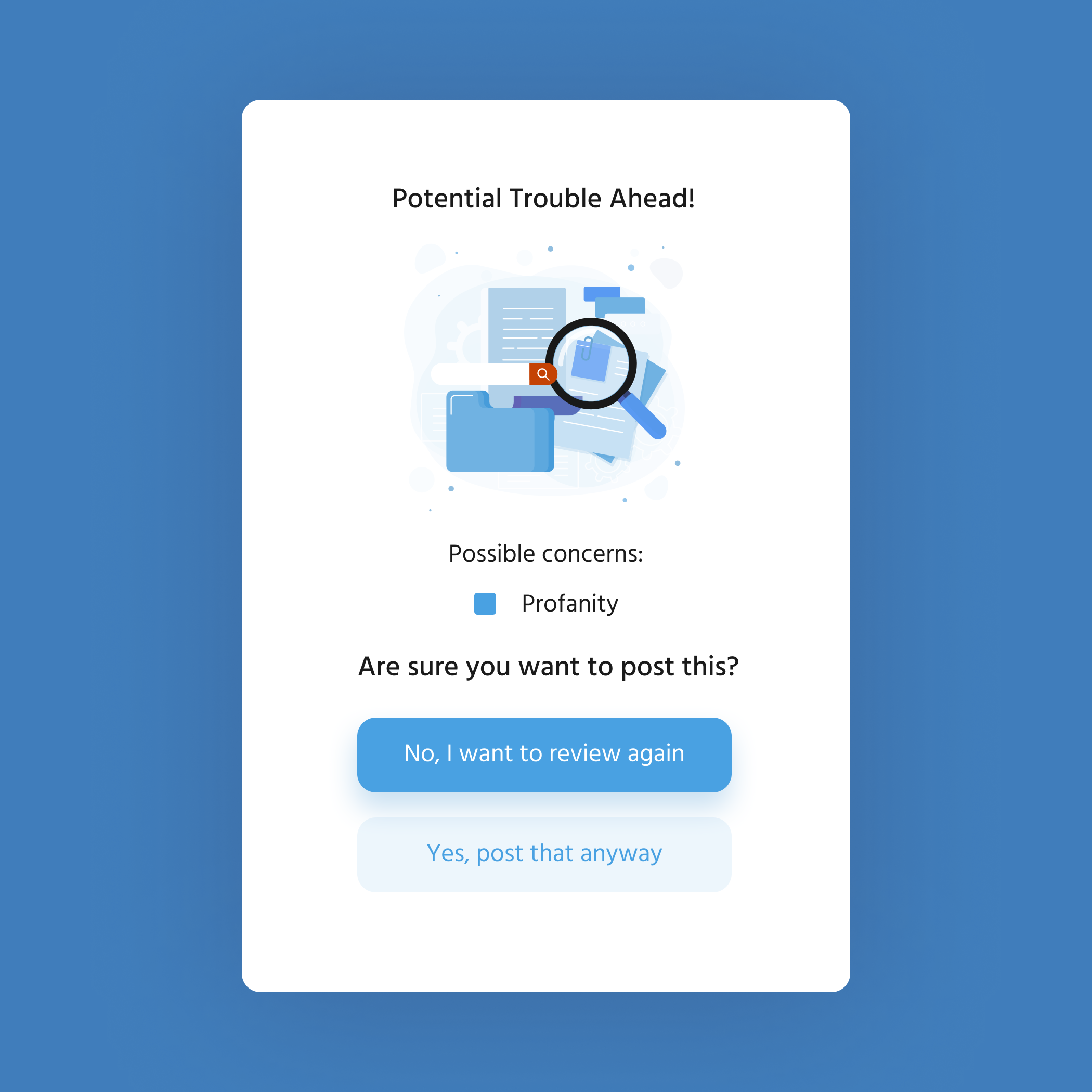 Real-time pre-publish protection